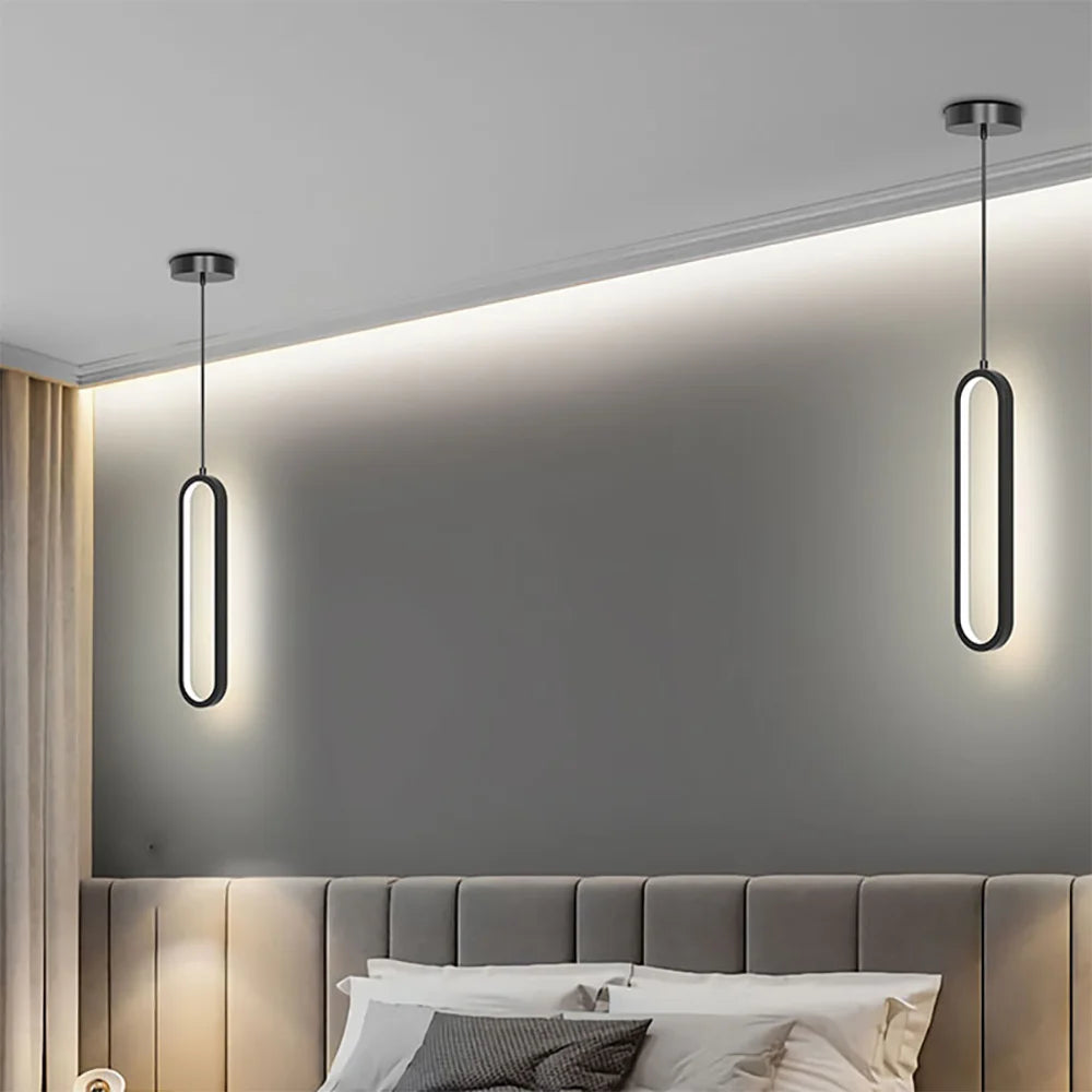 Modern Minimalist LED Pendant Light Chandelier For Bedroom