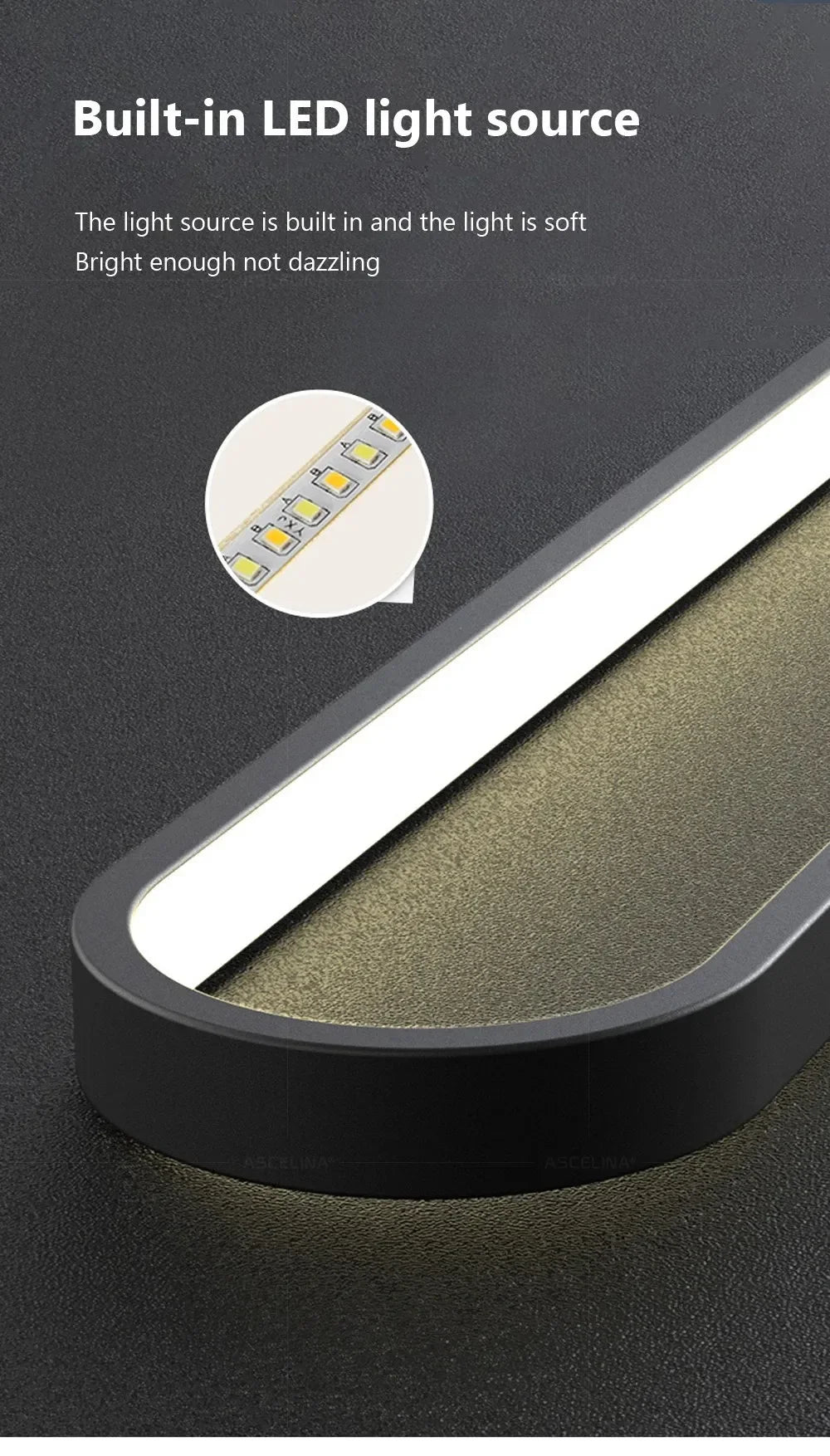 Modern Minimalist LED Pendant Light Chandelier For Bedroom