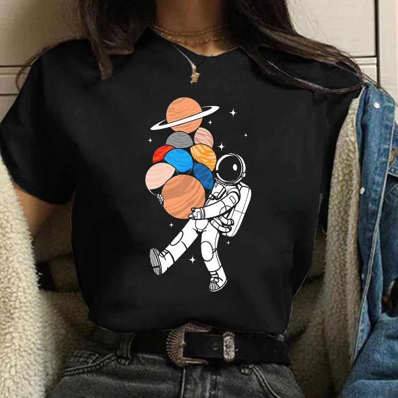 Harajuku Funny Aesthetic T-shirt Women