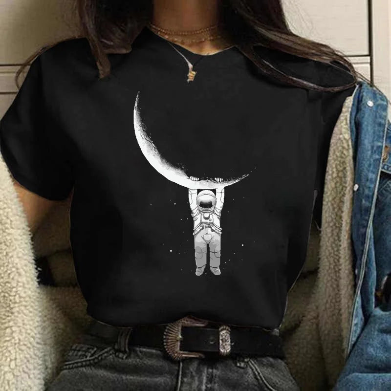 Harajuku Funny Aesthetic T-shirt Women