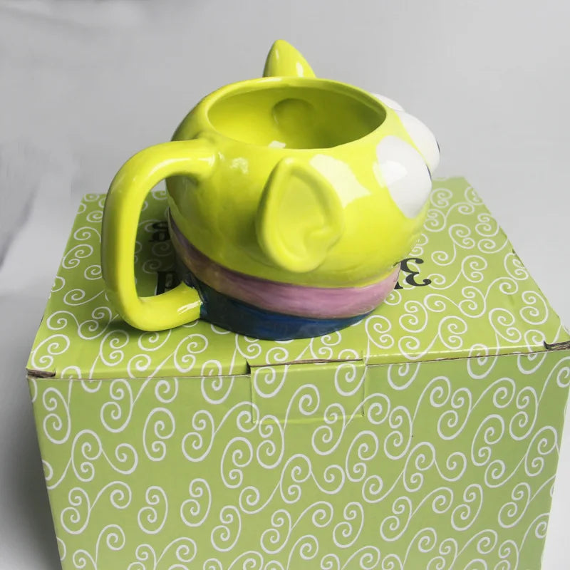 Three-eyed Monster Cartoon Ceramic Mug