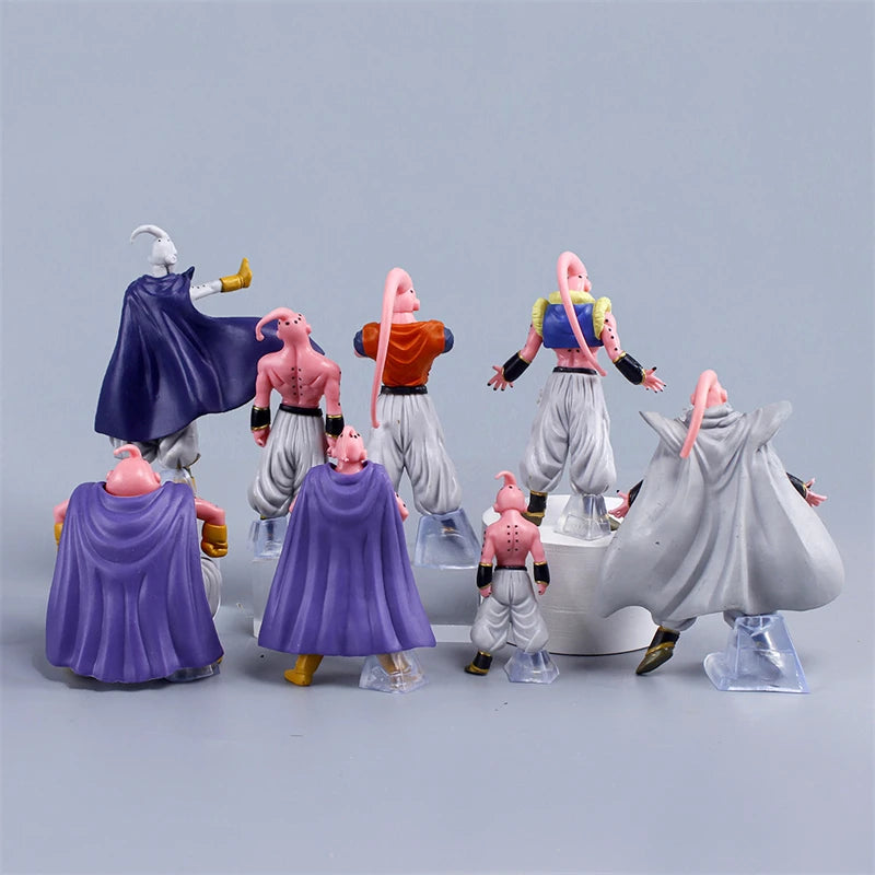 8Pcs/Set Dragon Ball Z Majin Buu Figure Toys DBZ Super Saiyan Action Figurine Anime Collection