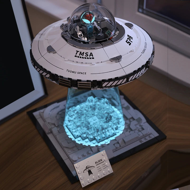 UFO Flying saucer Building block Alien Ship