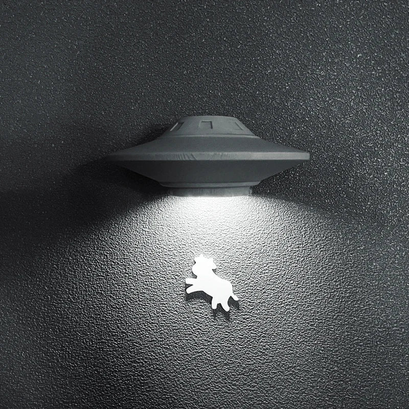 ALIEN UFO WALL SPACESHIP Extraterrestrial Organism Monster Study living room wall hanging ornament Sci-Fi Lover's Gift