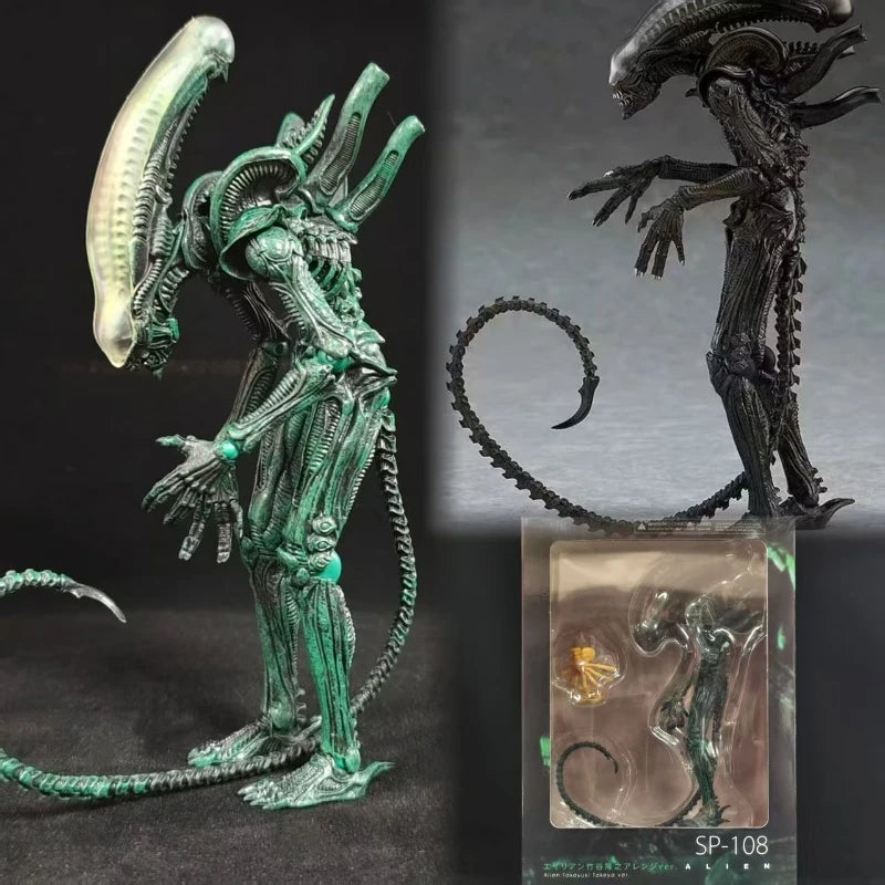 Two Color Alien Figma Sp-108 Action Figures Toys