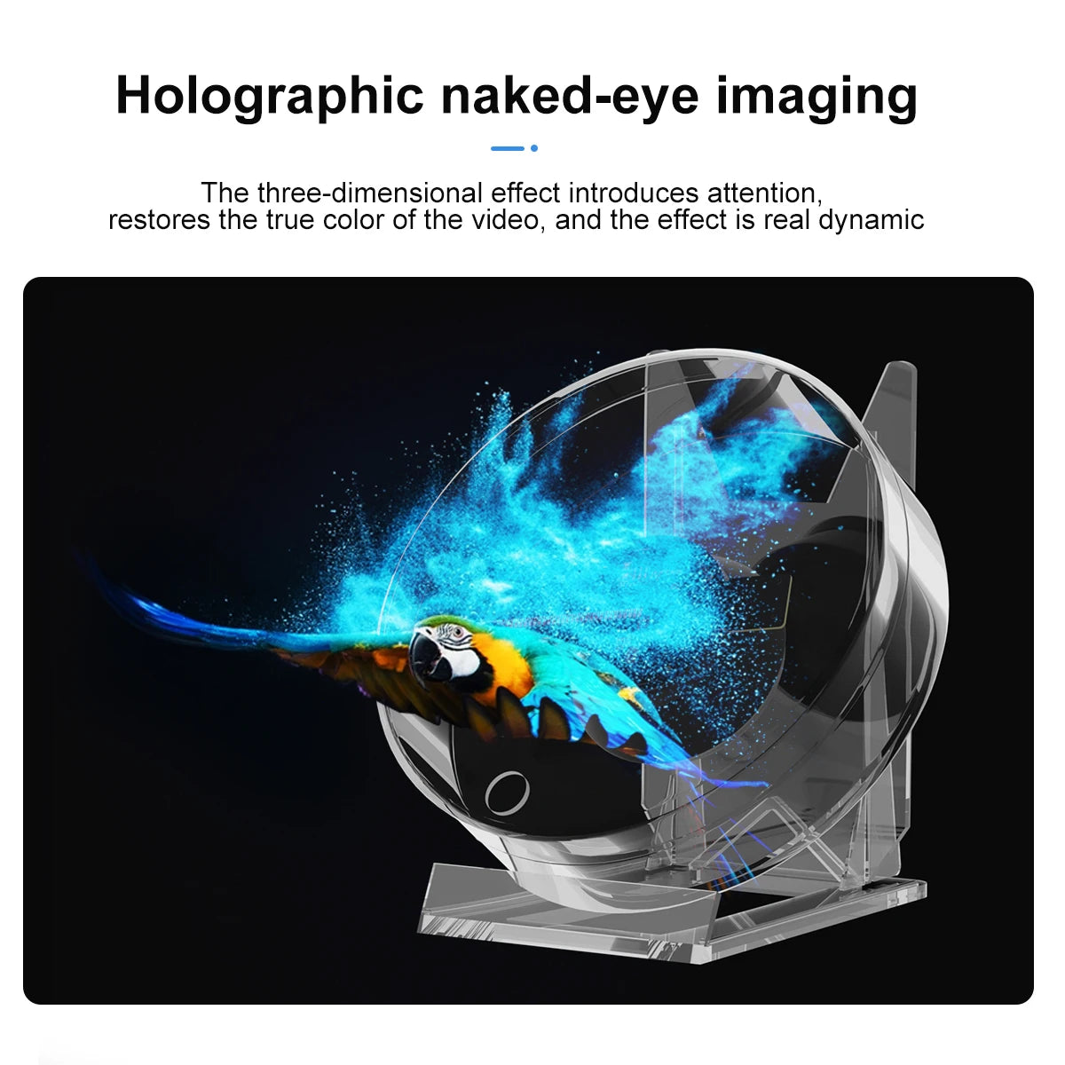 3D Hologram Fan Mini 3D Holographic Projector Advertising Display Light HD Holographic Projector