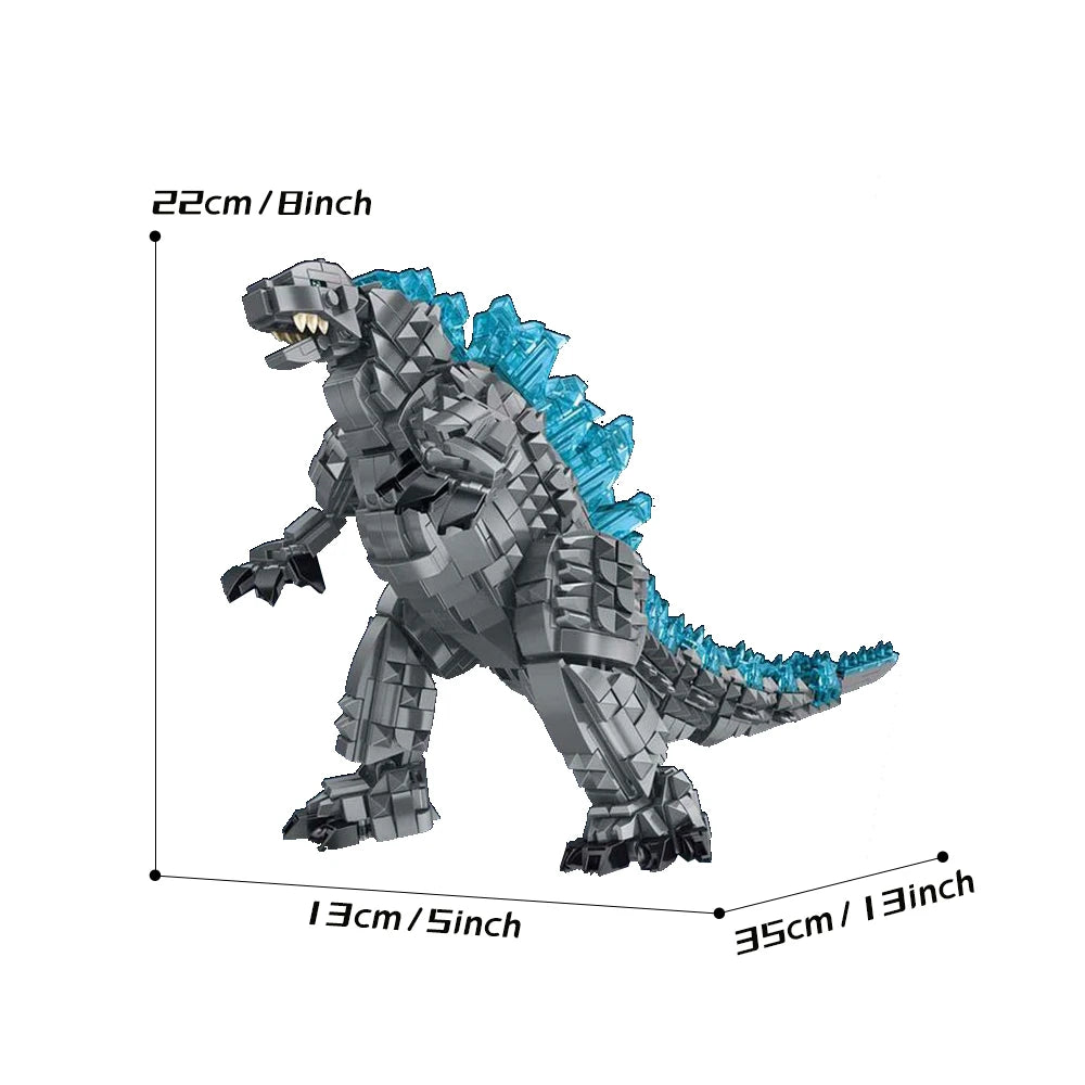 Monster dinosaur movie Series Building Block model 1284pcs