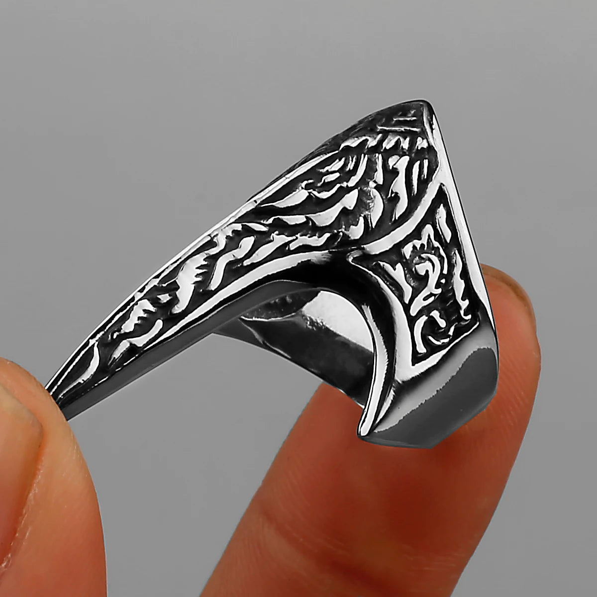 Kayi Obasi Flag Ottoman Empire Ring Men's