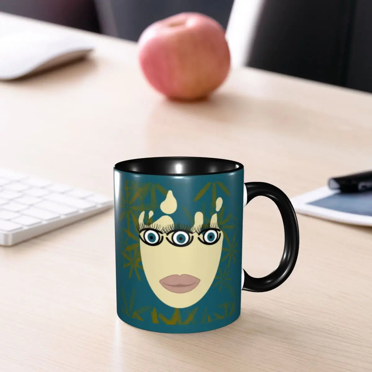 Melting Alien Woman Trippy Mug