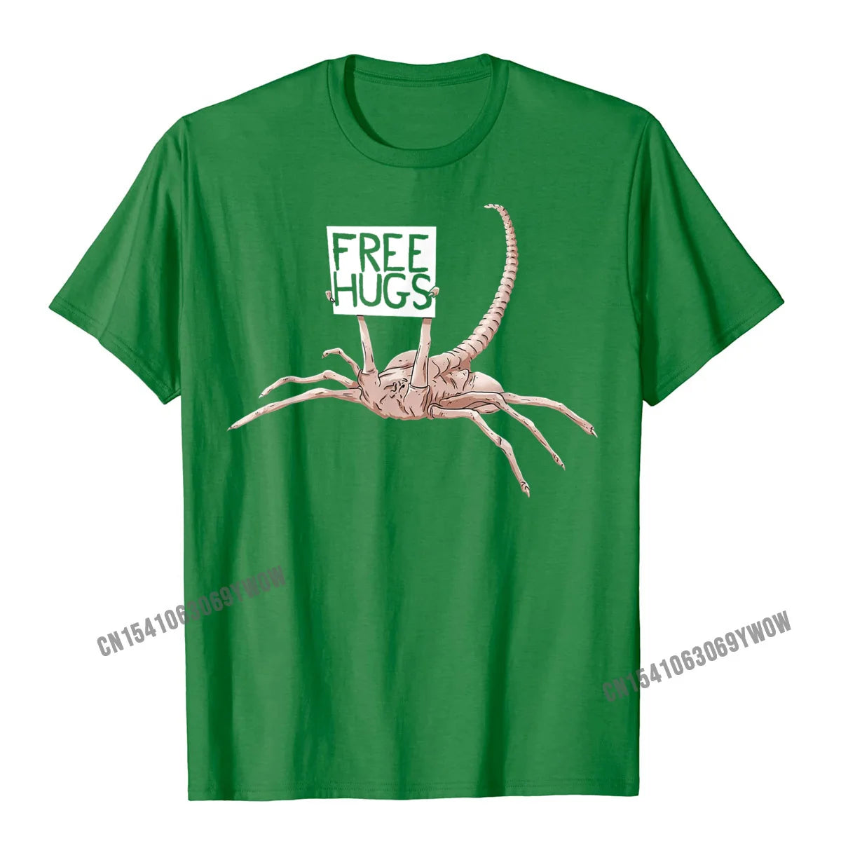 Free Hugs Funny Facehugger Aliens T-Shirt