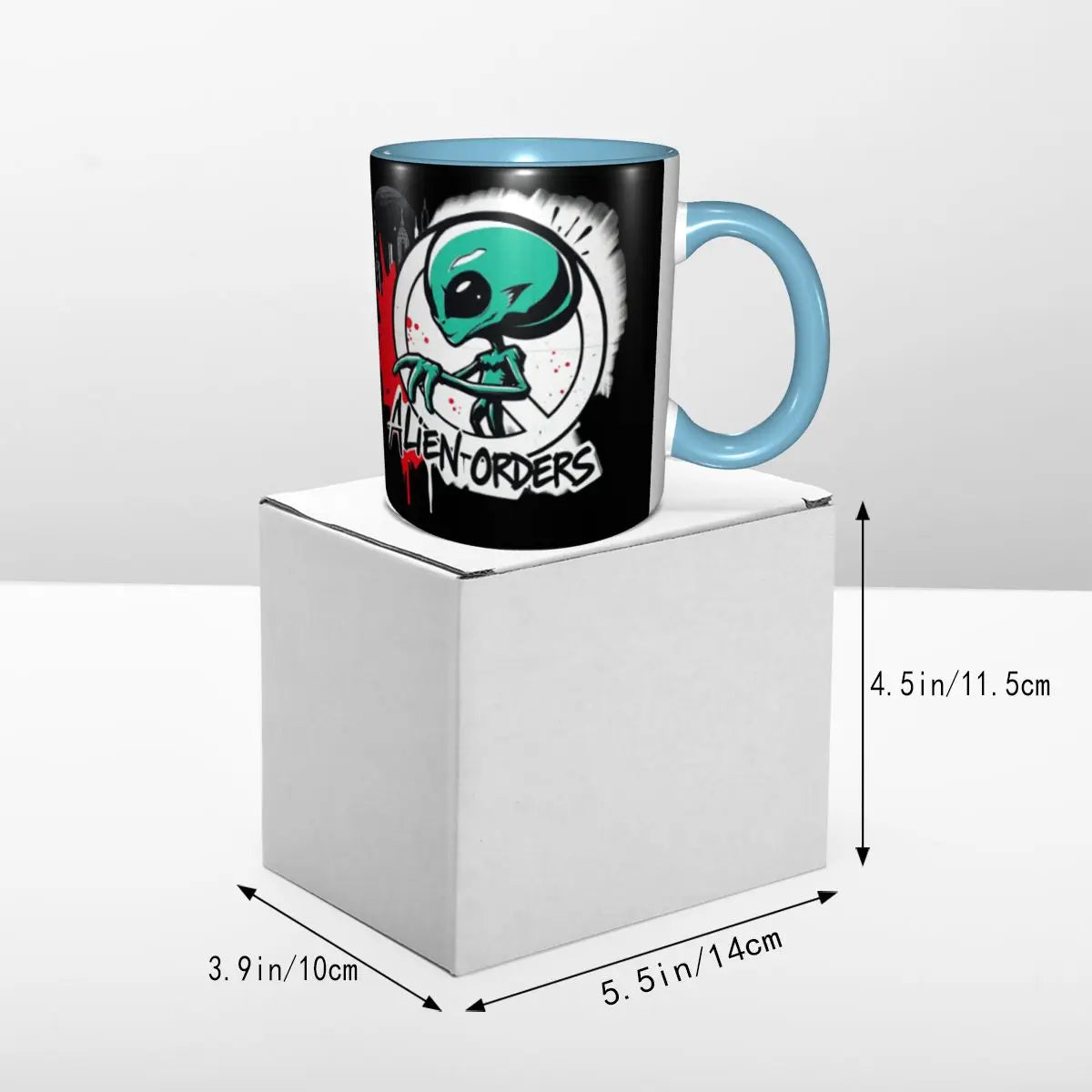 Graffiti Style Ignore Alien Orders Art Mug