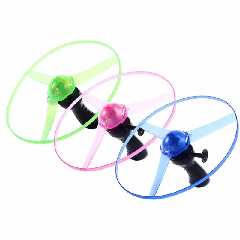 LED Lighting Flying Disc Propeller Helicopter Toys