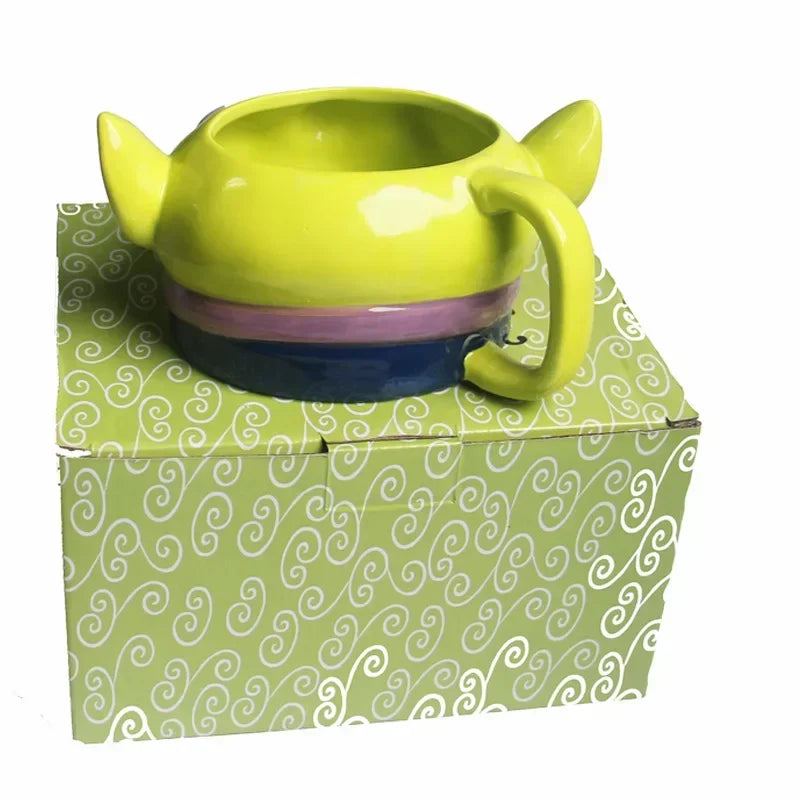 Three-eyed Monster Cartoon Ceramic Mug