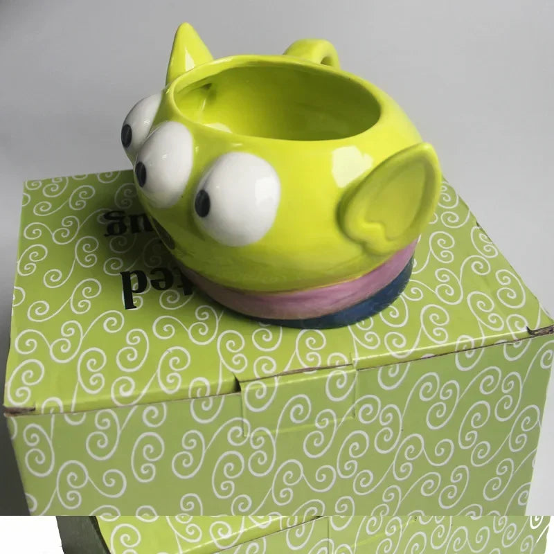 Three-eyed Monster Cartoon Ceramic Mug