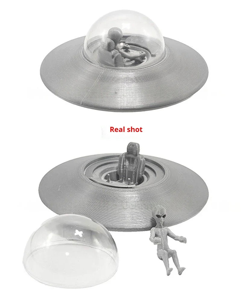 New Flying Saucer Alien 3d Action Figure Toys High Quality Toys Model 3d Printed