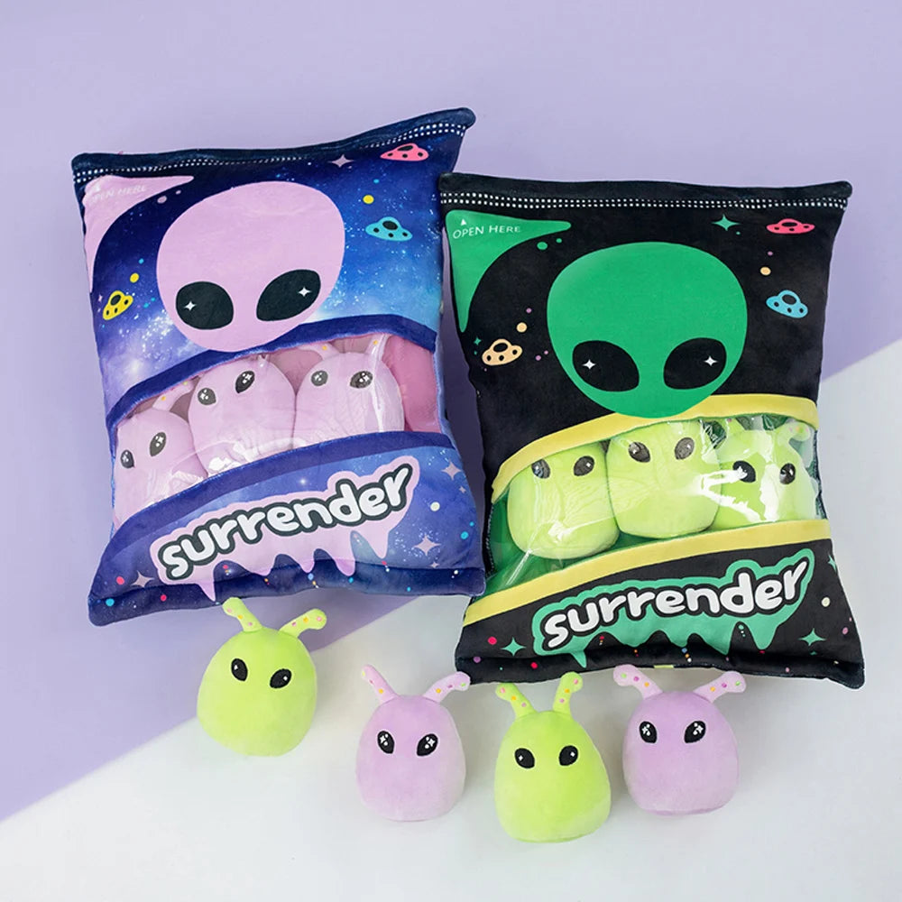 New a Bag of Alien Mini Pudding Plush Toy