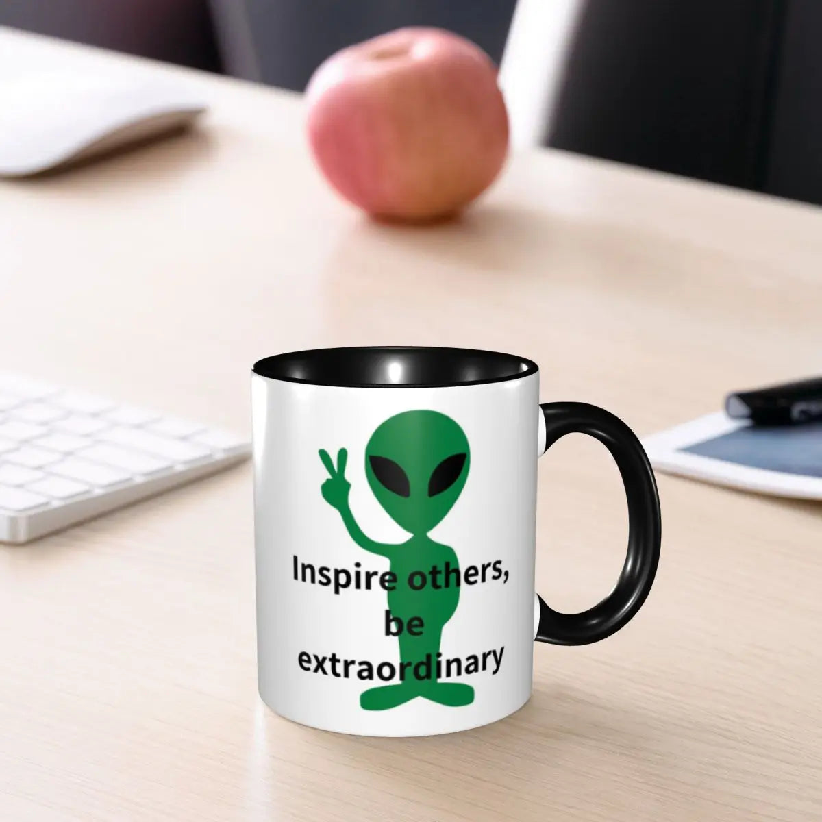 Extraordinary Alien Inspire Others Mug Funny Ceramic Coffee Cups