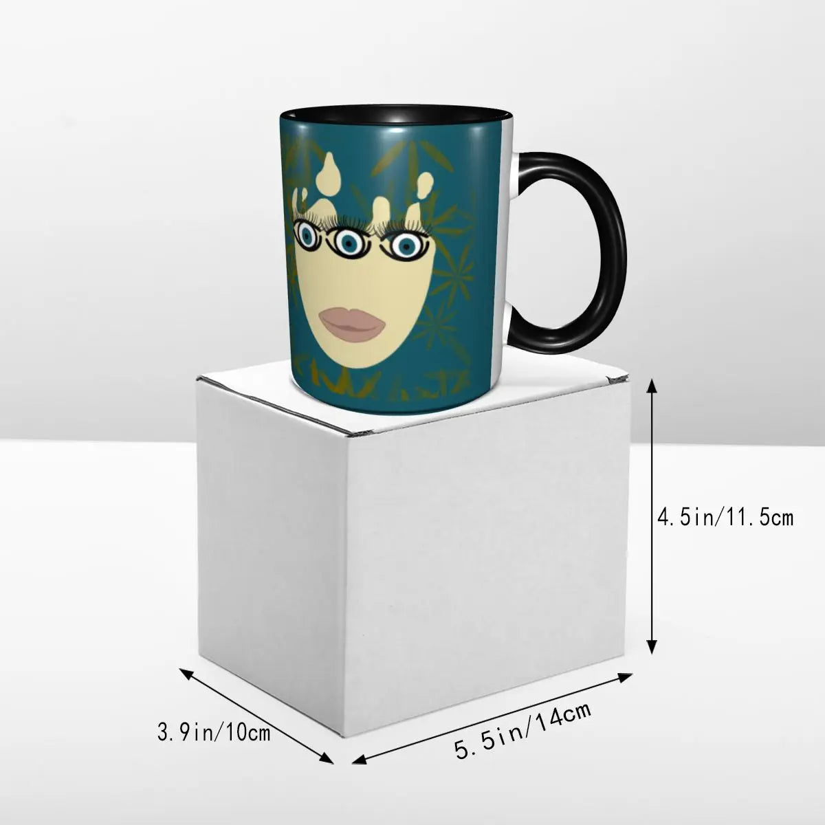 Melting Alien Woman Trippy Mug