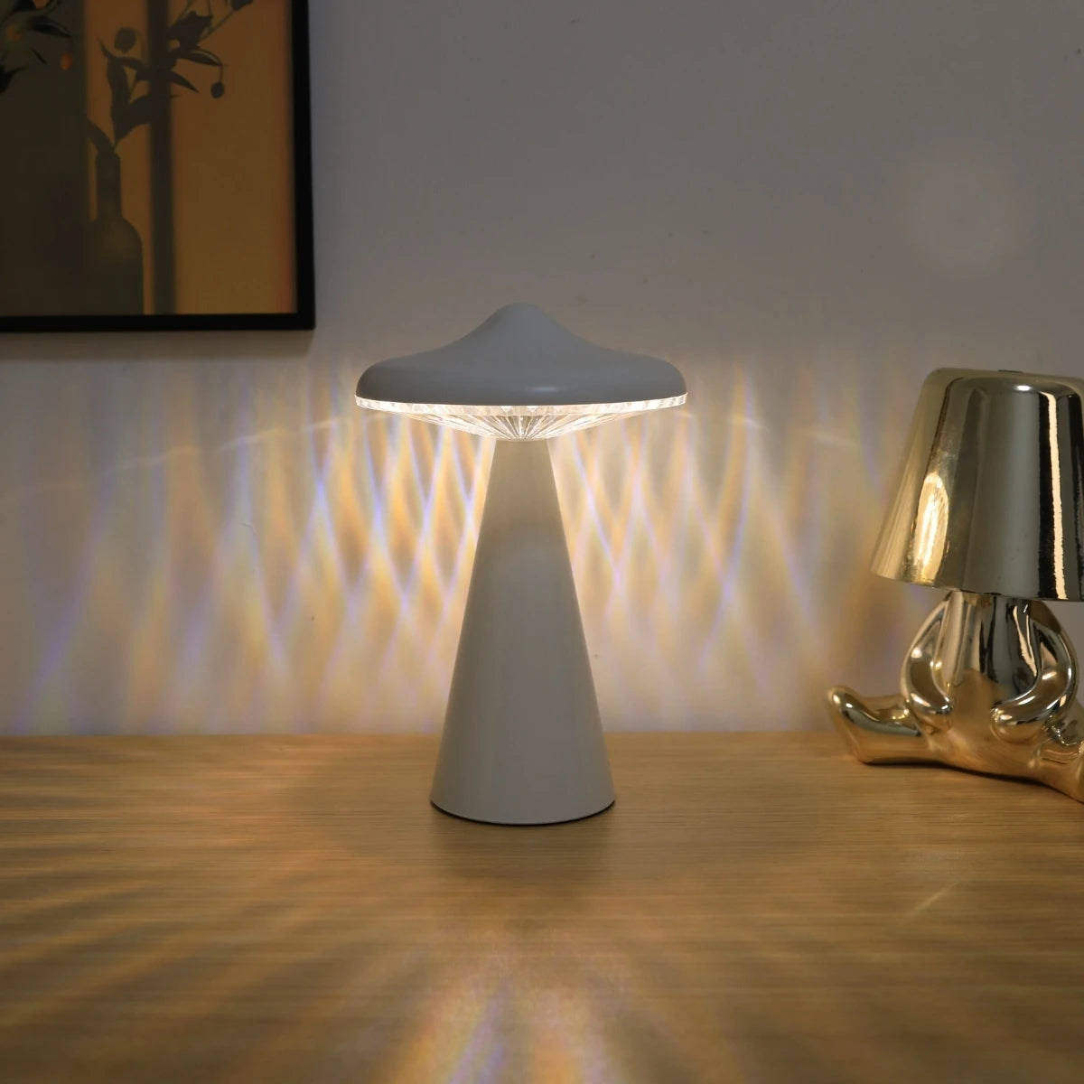Novel UFO night light LED desk light USB charging
