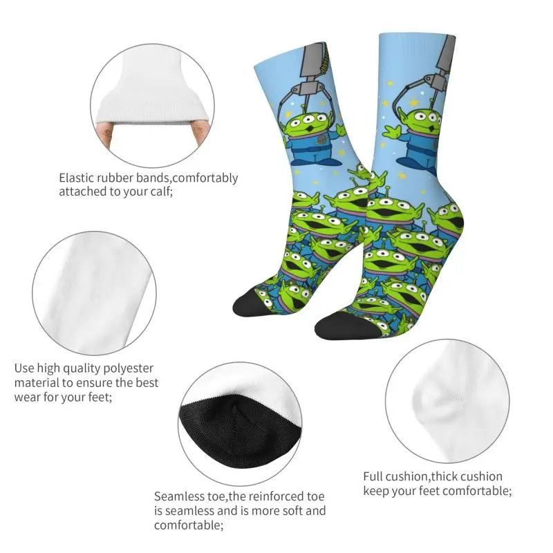 Custom Cute Printing Toy Story Socks for Men Women