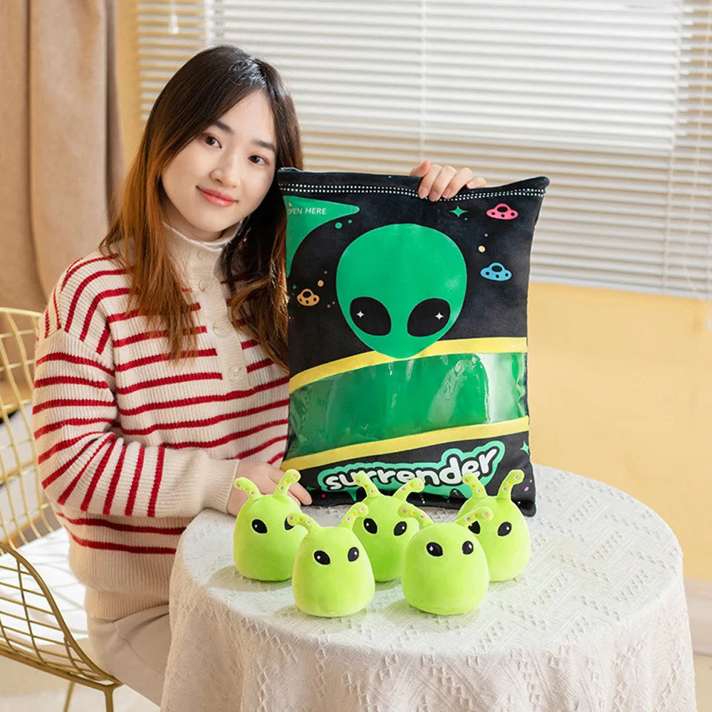 New a Bag of Alien Mini Pudding Plush Toy
