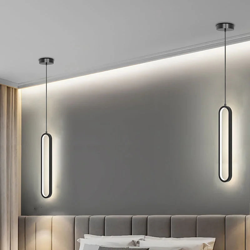 Modern Minimalist LED Pendant Light Chandelier For Bedroom