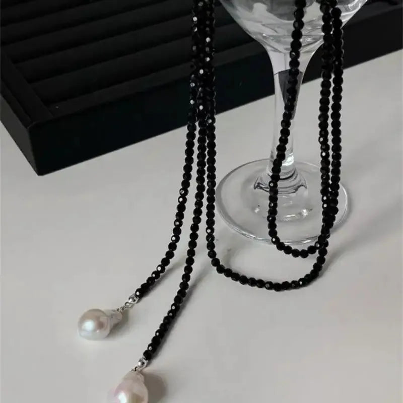 Retro Alien Irregular Baroque Pearl Pendant Necklace for Women