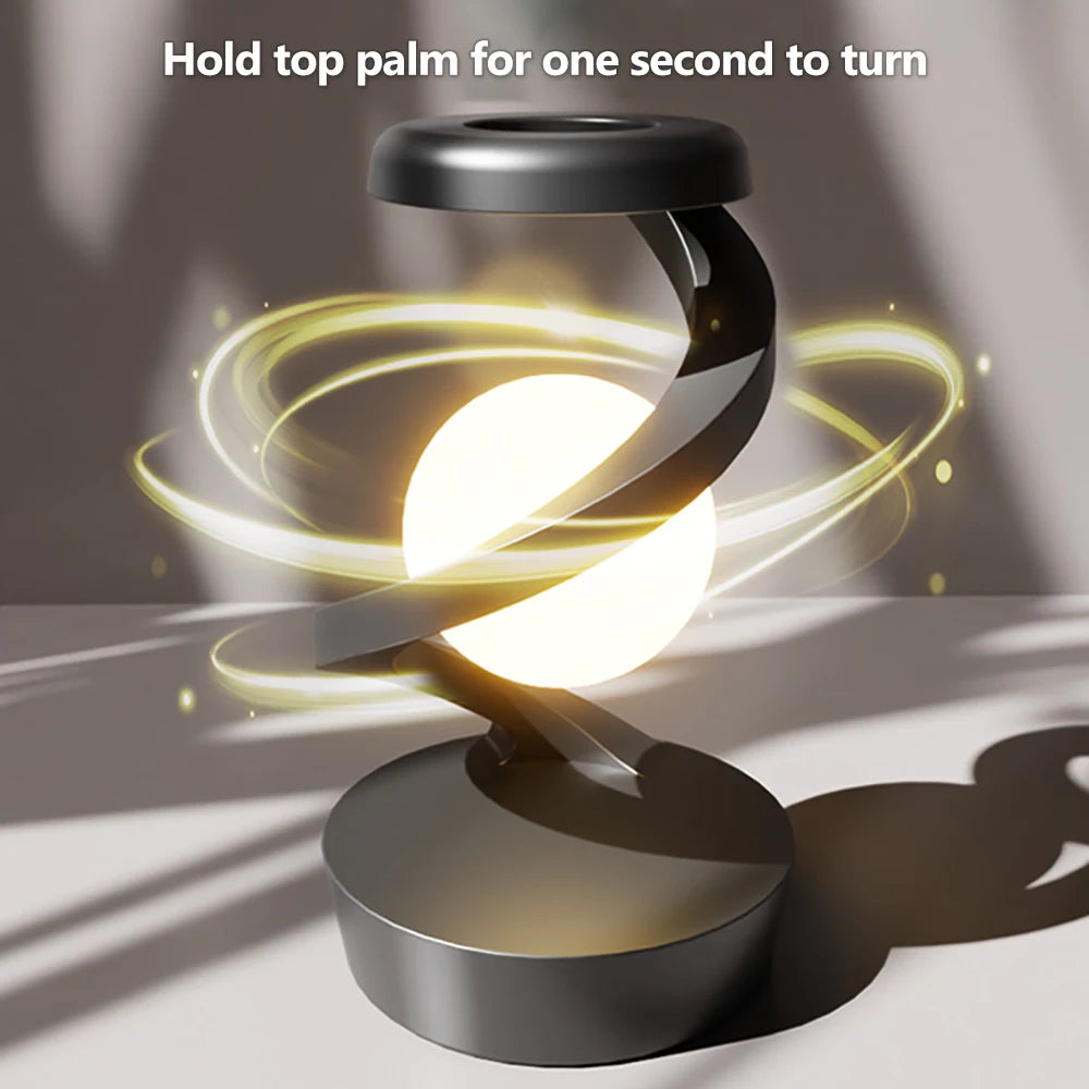 LED 360° Rotating Night Light With Wireless Charger