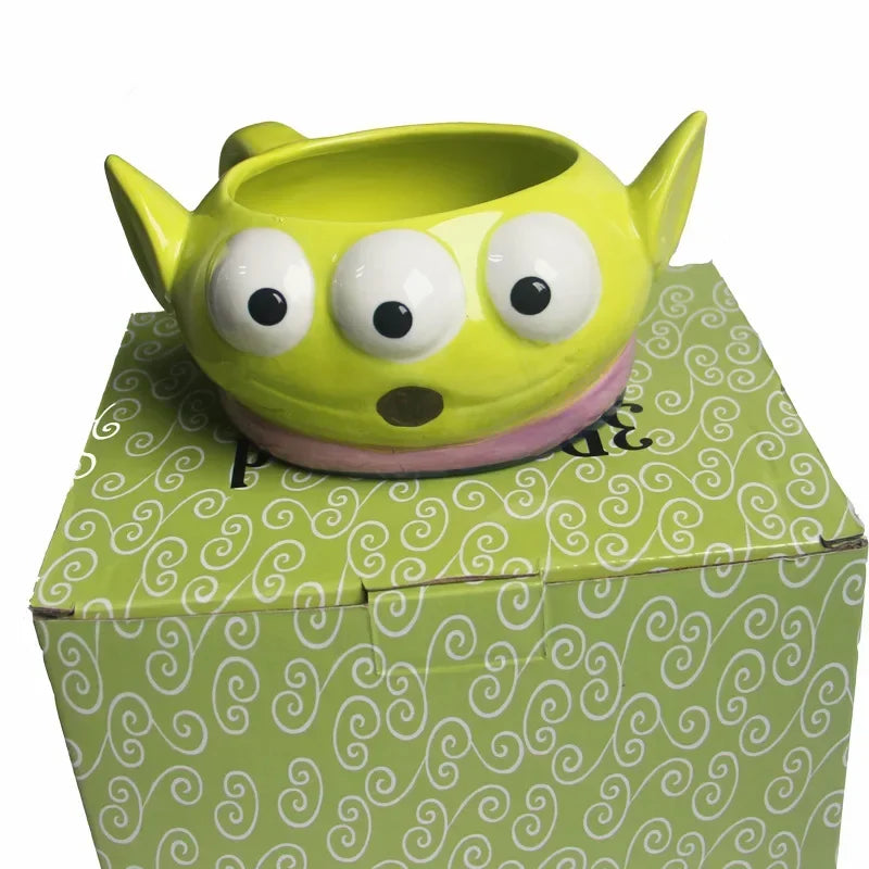 Three-eyed Monster Cartoon Ceramic Mug