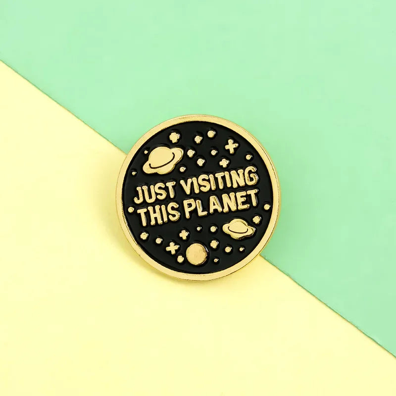 Outer Space Enamel Lapel Pins