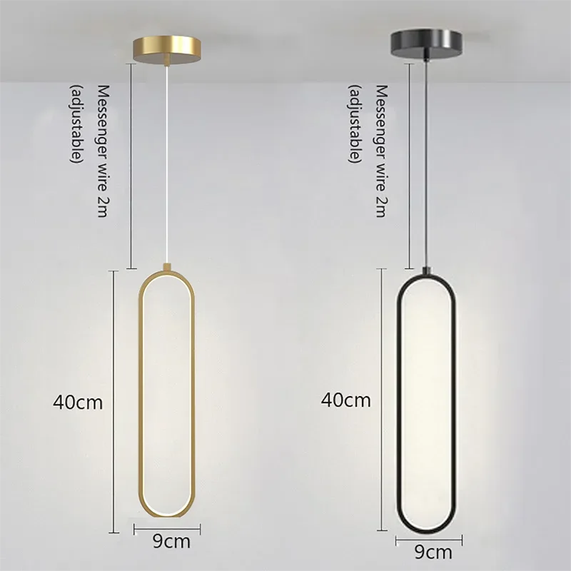 Modern Minimalist LED Pendant Light Chandelier For Bedroom