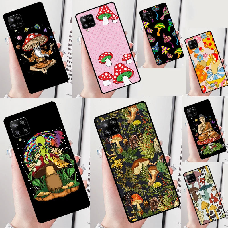 Magic Mushroom Alien Trippy Shrooms For Samsung Galaxy Phones
