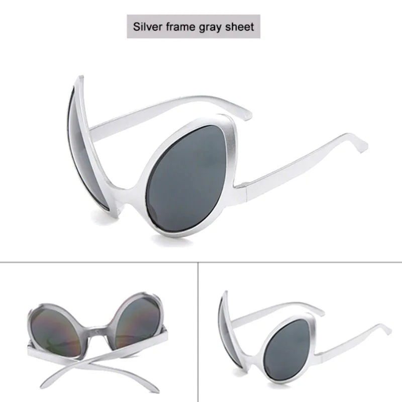 Funny Alien Glasses Men Woman Fashion Rainbow Lenses