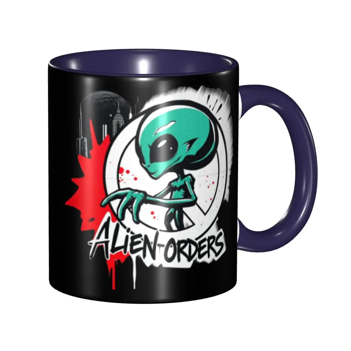 Graffiti Style Ignore Alien Orders Art Mug