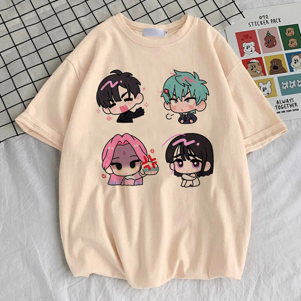 Alien Stage T Shirt Women Kawaii Cartoon Streetwear Y2k Harajuku Anime Japanese Manga T-shirt
