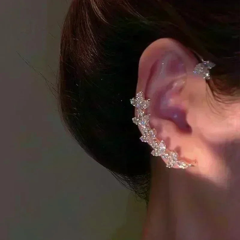 Geometric Rhombus Double Layer Combination Design Earrings For Women