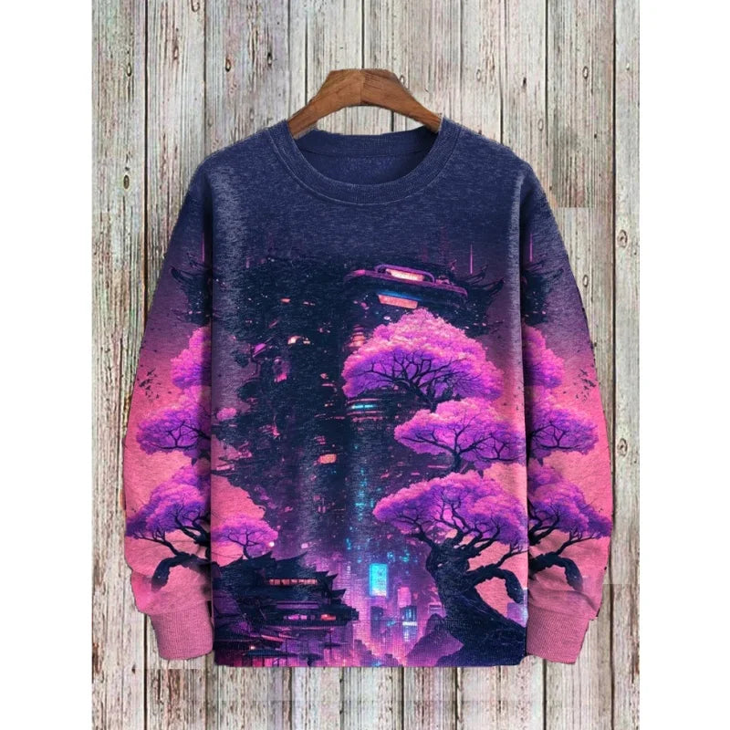 3D Printed Colorful Mushroom Hoodie For Men Women