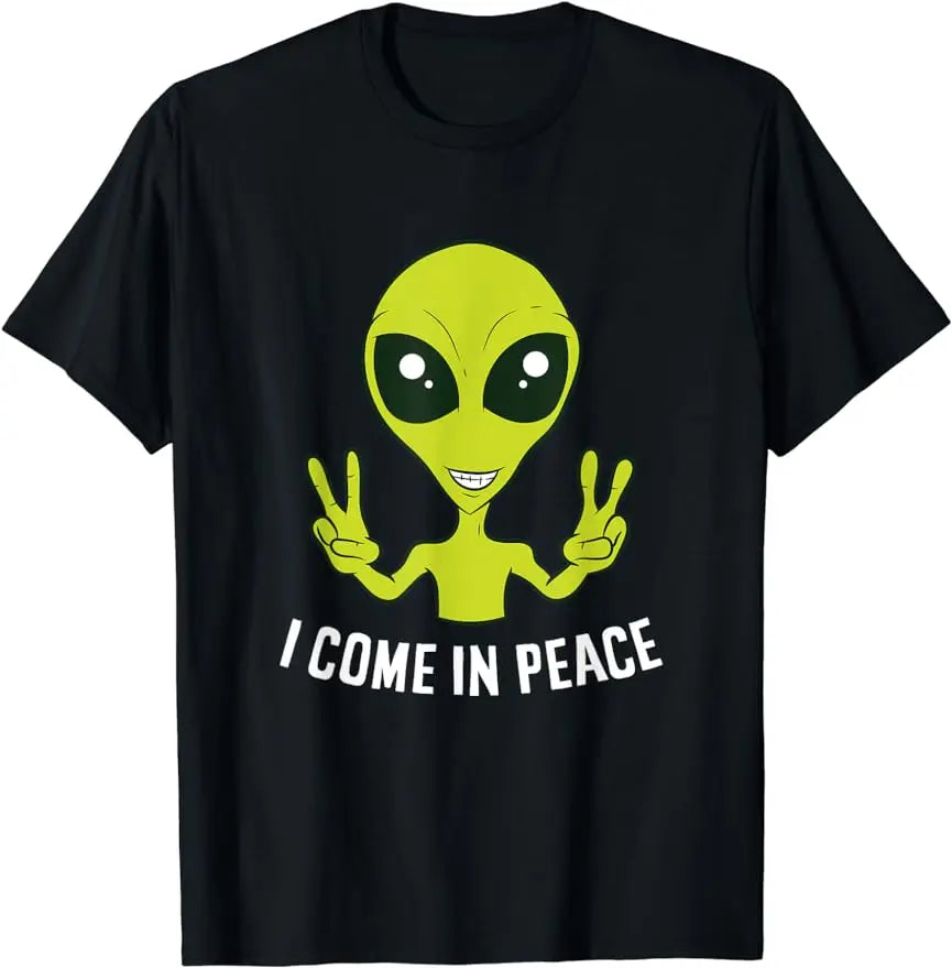 Alien Head Space Rave EDM Music Alien T-Shirt