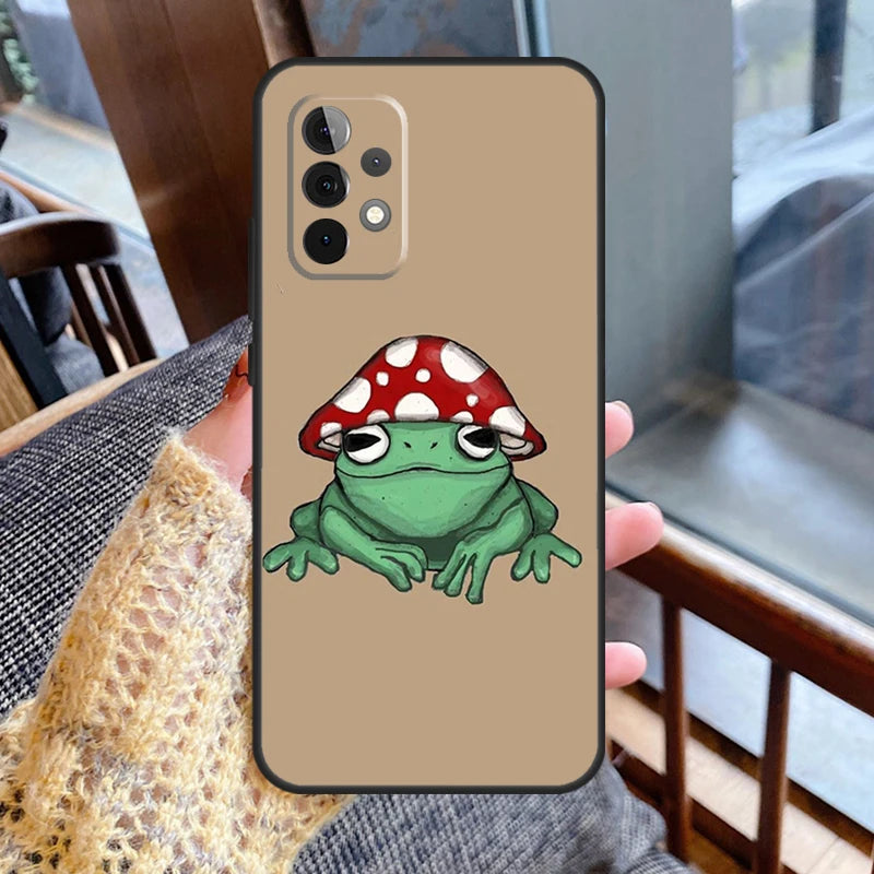 Hippie Mushroom Frog shrooms Case For Samsung Galaxy Phones