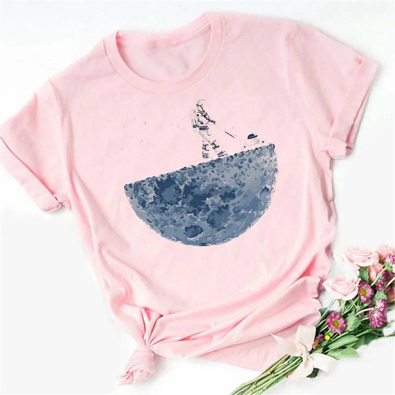 Harajuku Funny Aesthetic T-shirt Women