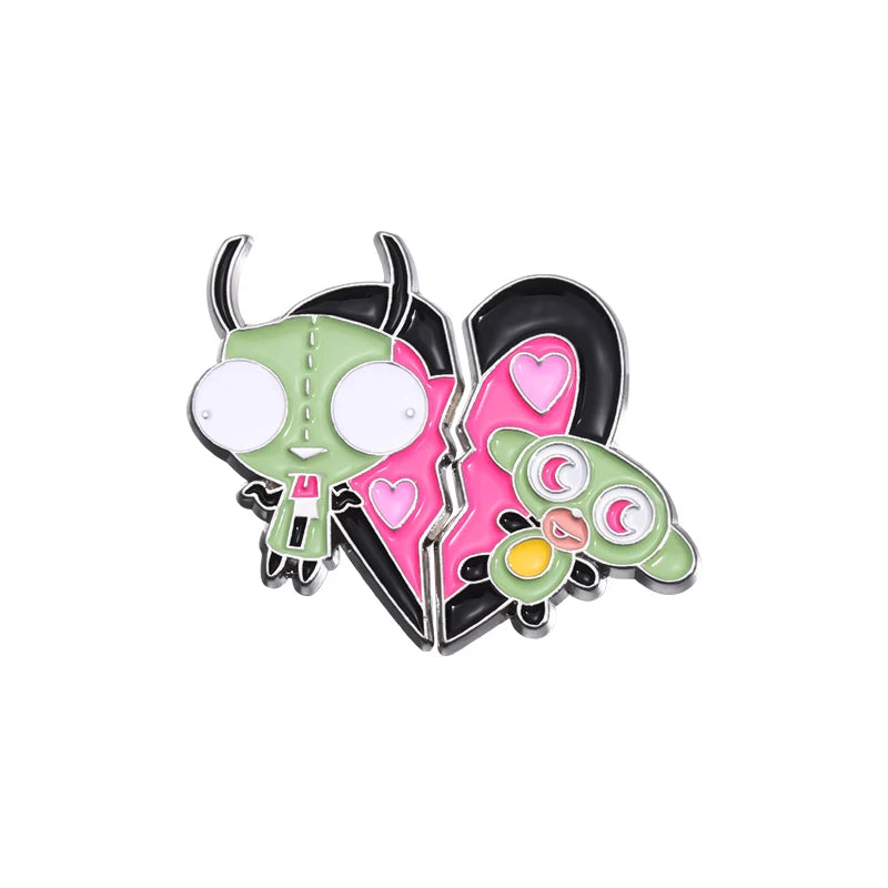Alien Invader Zim Collection Enamel Pins
