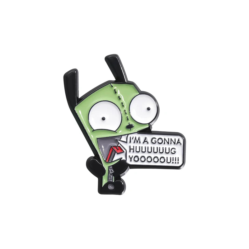 Alien Invader Zim Collection Enamel Pins