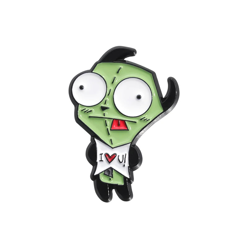 Alien Invader Zim Collection Enamel Pins