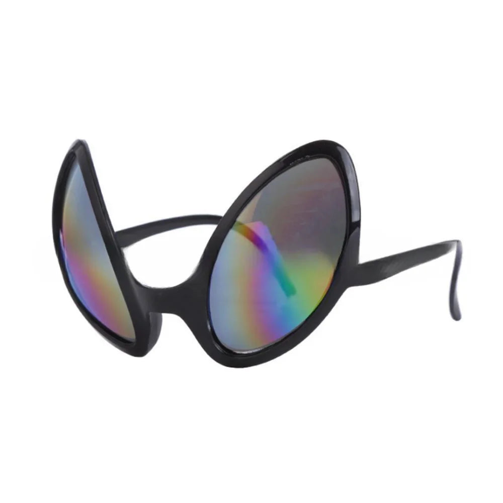 Funny Alien Glasses Men Woman Fashion Rainbow Lenses