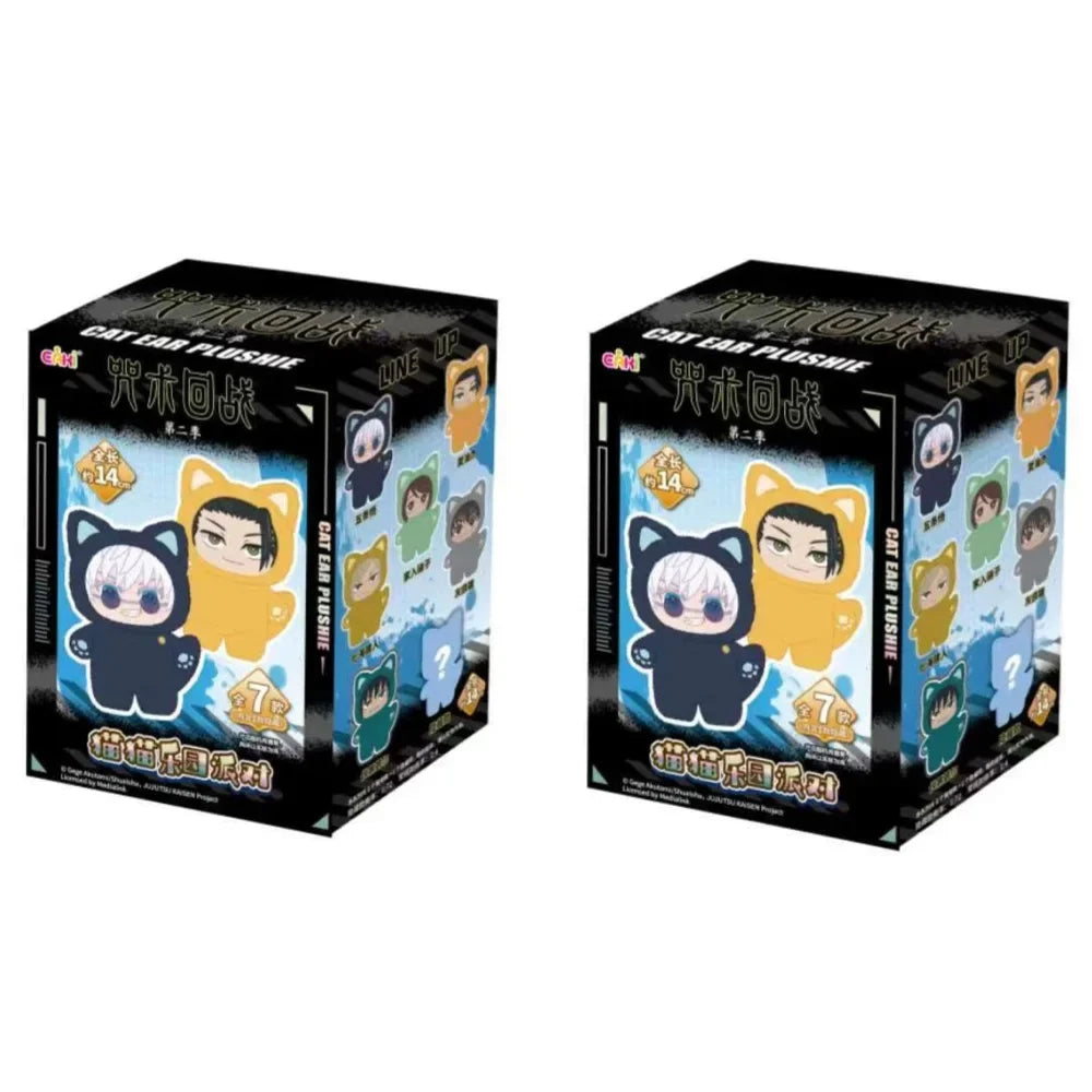 Original BANDAI Jujutsu Kaisen 2 Cat Ear Plushie Series Blind Box