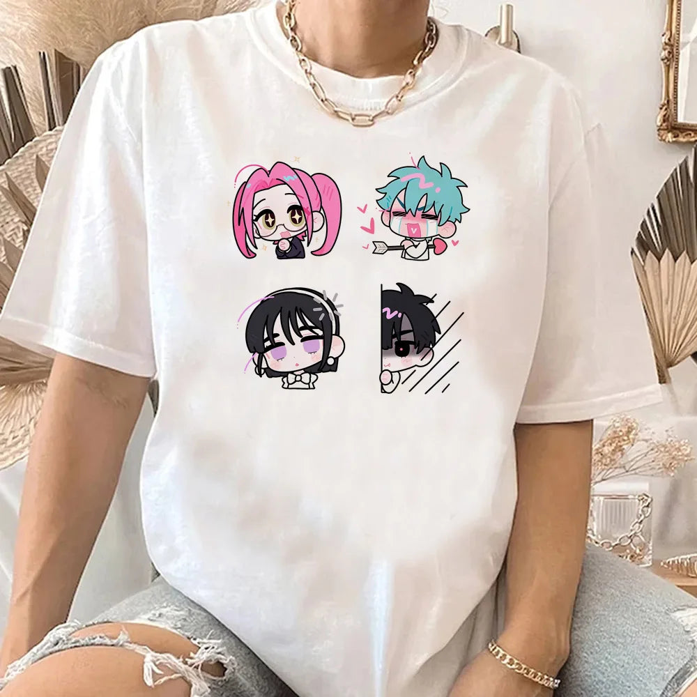 Alien Stage T Shirt Women Kawaii Cartoon Streetwear Y2k Harajuku Anime Japanese Manga T-shirt