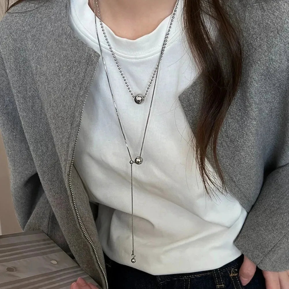 Retro Alien Irregular Baroque Pearl Pendant Necklace for Women
