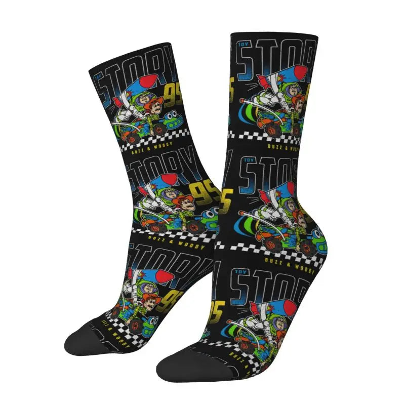 Custom Cute Printing Toy Story Socks for Men Women