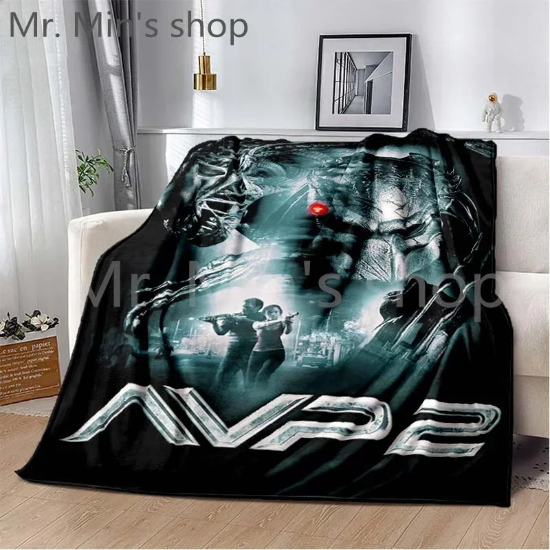 Boy Girl's Bedroom Multifunction Blankets Alien Vs. Predator