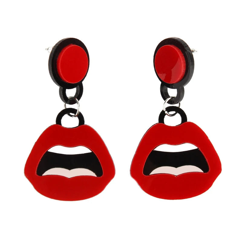 Earrings For Women Girls Hip Hop Cute